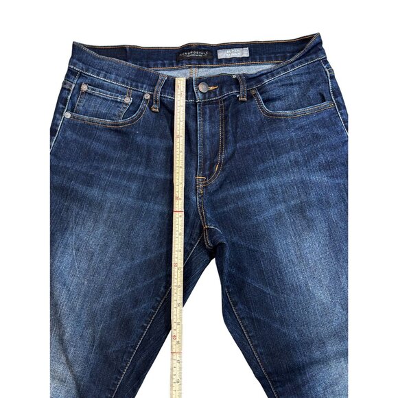 Aeropostale Mens Super Skinny Jeans 32x32 Dark Wash Denim - Picture 11 of 11
